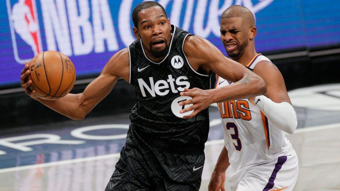 Durant shines as Phoenix Suns beat Brooklyn Nets in NBA