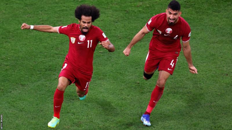 Olunga’s teammate Almoez scores winner as Qatar storm into Asian Cup final