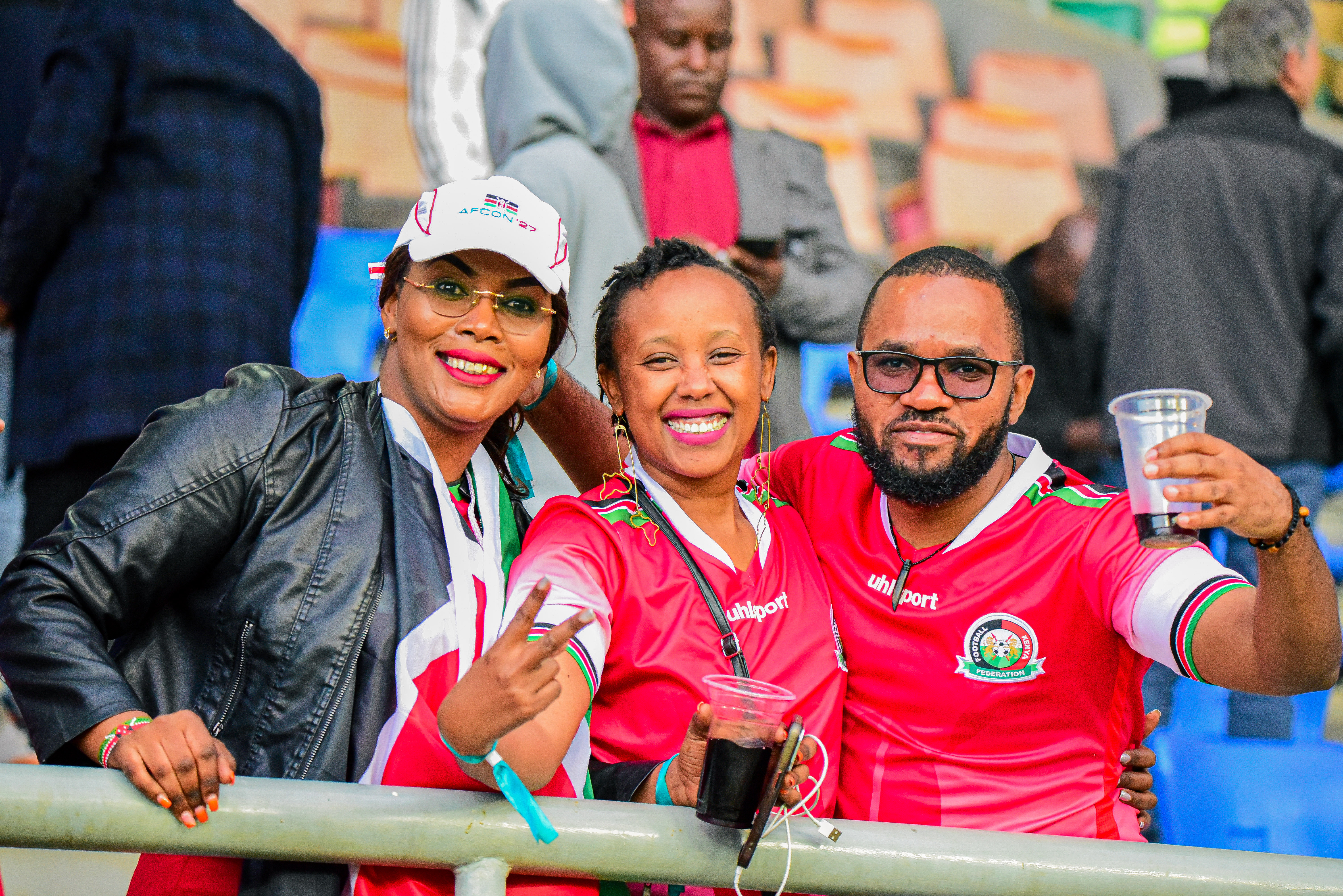 IN PICTURES: Harambee Stars fans make their voices heard at Bingu
