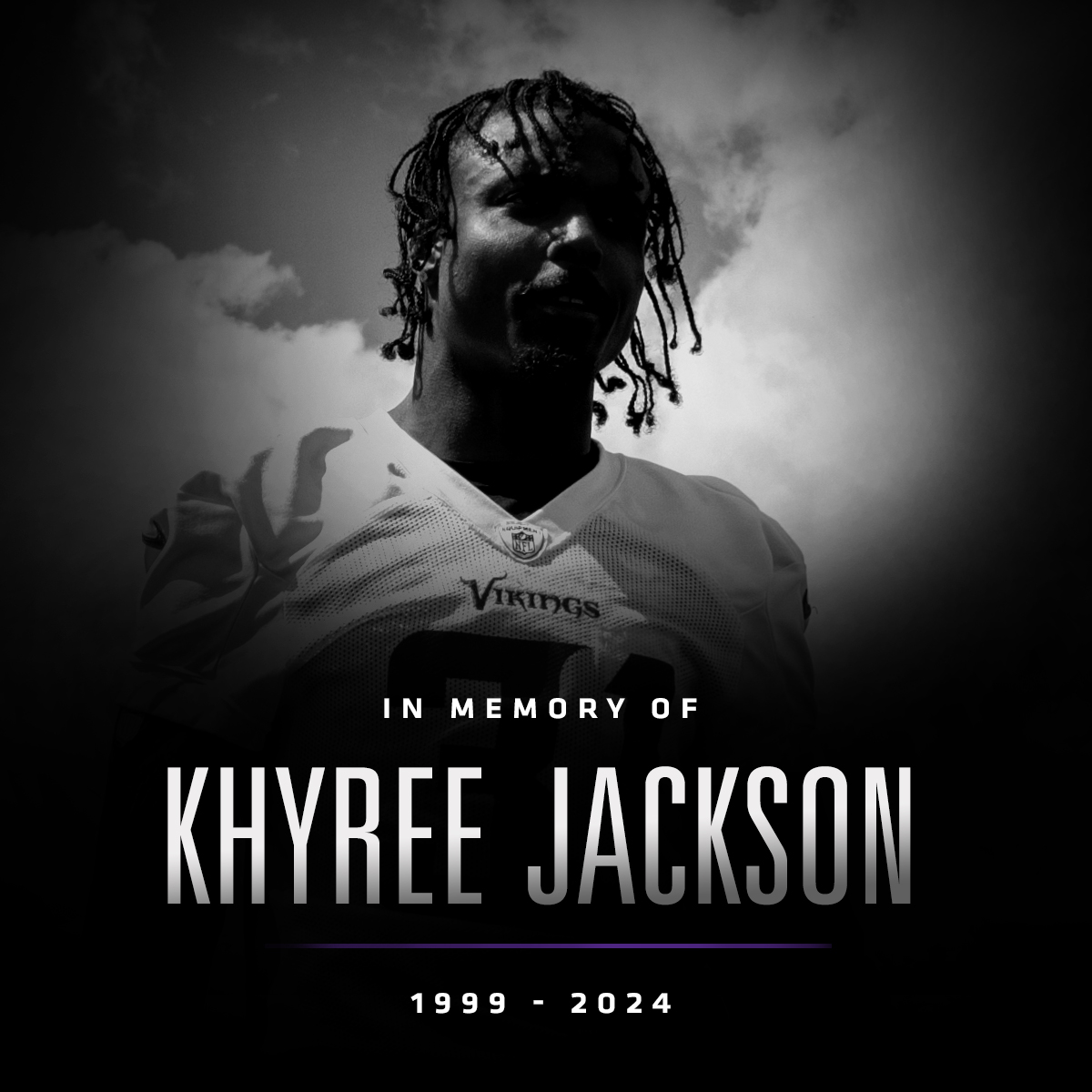 Vikings rookie Jackson dies in car crash