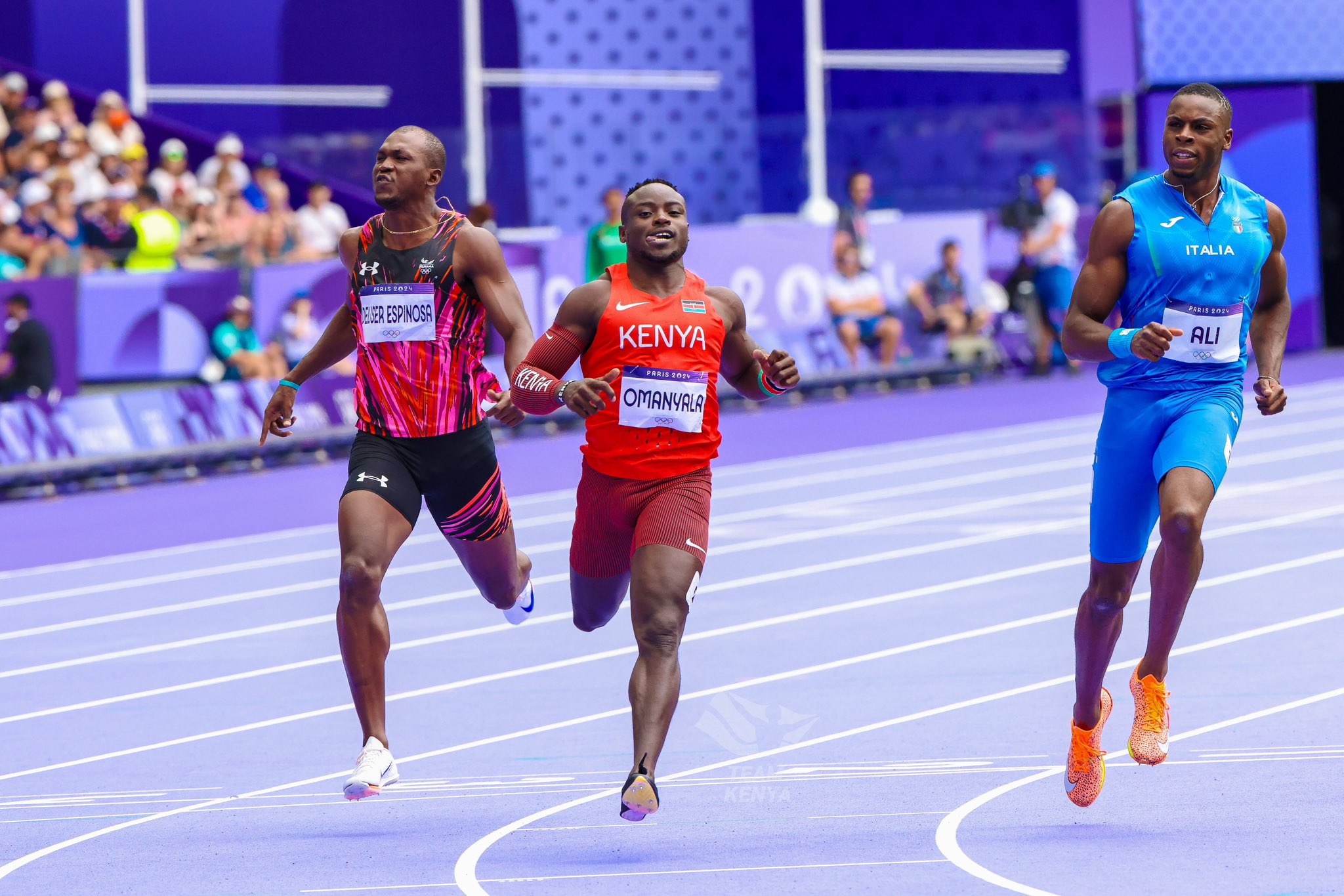 Olympics: Mercurial Omanyala breezes to 100m semi finals in Paris