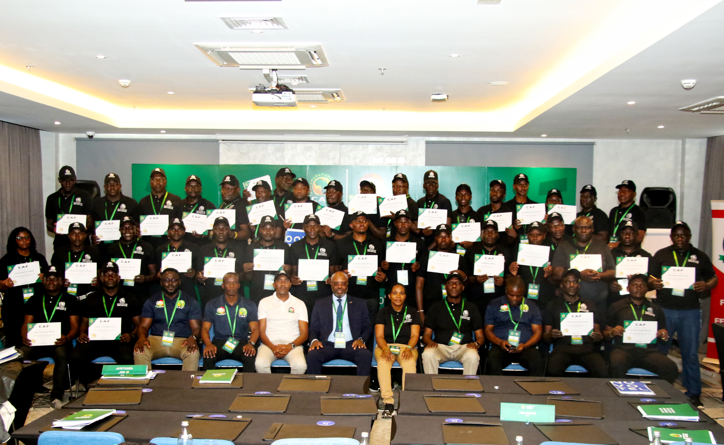 Not stewards anymore: CAF concludes training of stadium safety officers