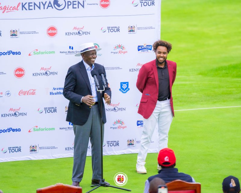 President Ruto reveals sporting plan for grandchildren after Magical Kenya Open