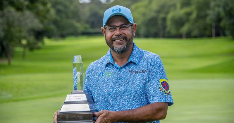 Sandhu Claims NCBA Muthaiga Open Title as competition for Amateur Golf Series title hots up