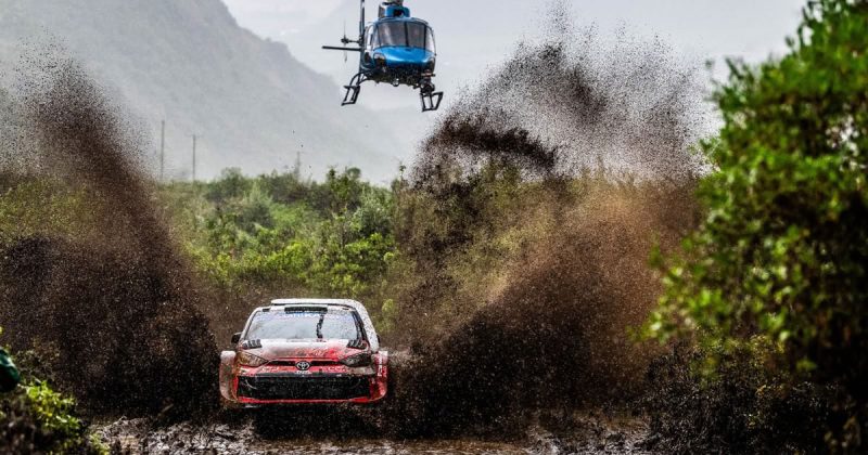 Toyota’s Solberg Maneuvers Muddy Battleground To Take Early Lead In rain-hit WRC Safari opener