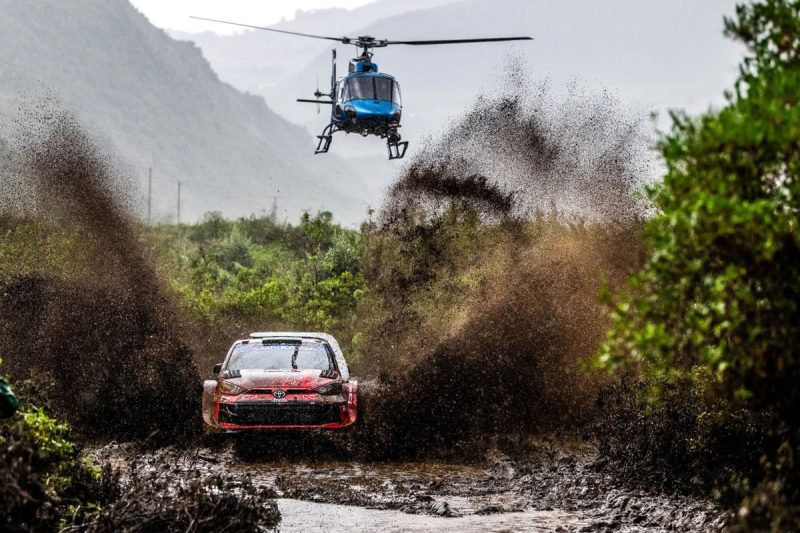 Toyota’s Solberg Maneuvers Muddy Battleground To Take Early Lead In rain-hit WRC Safari opener