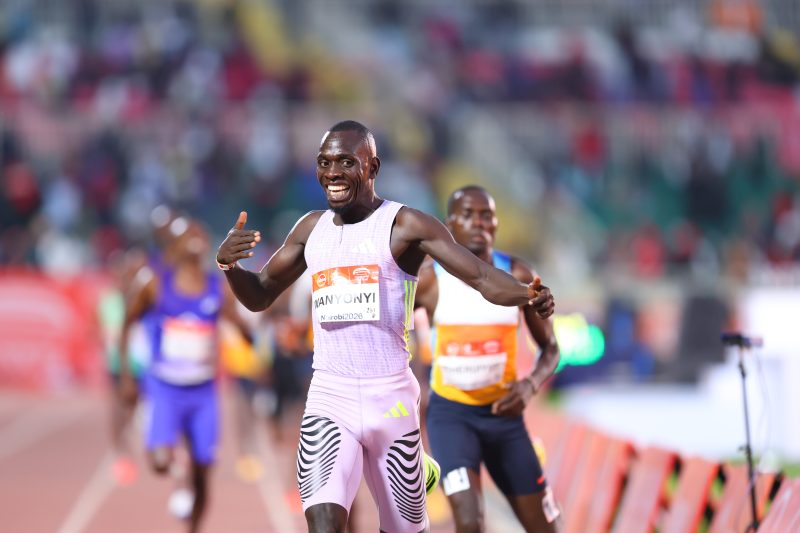 800m King Wanyonyi Storms to 3:34.11 Victory in 1500m At KipKeino Classic