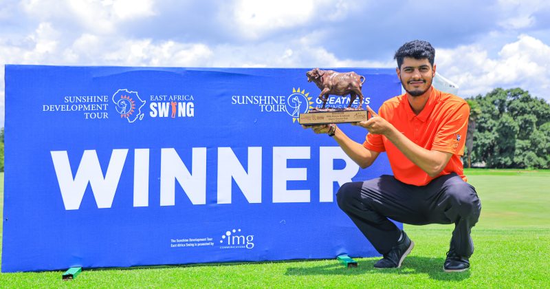Amateur Golfer Wasim Clinches Sunshine Development Tour Qualifying School Title in Limuru