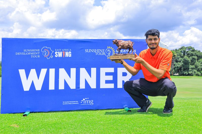 Amateur Golfer Wasim Clinches Sunshine Development Tour Qualifying School Title in Limuru