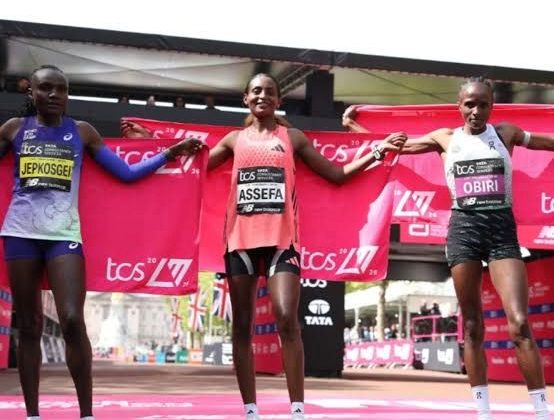 Obiri Finishes Second In London Marathon Debut As Assefa Breaks Record