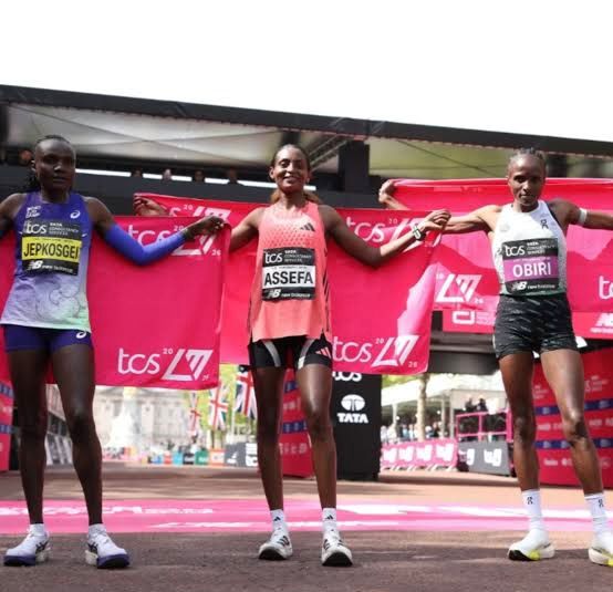 Obiri Finishes Second In London Marathon Debut As Assefa Breaks Record