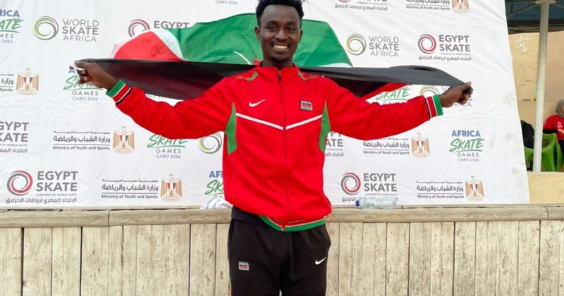 Finally! Ruto congratulates Kenyan skater after clinching gold in African championships