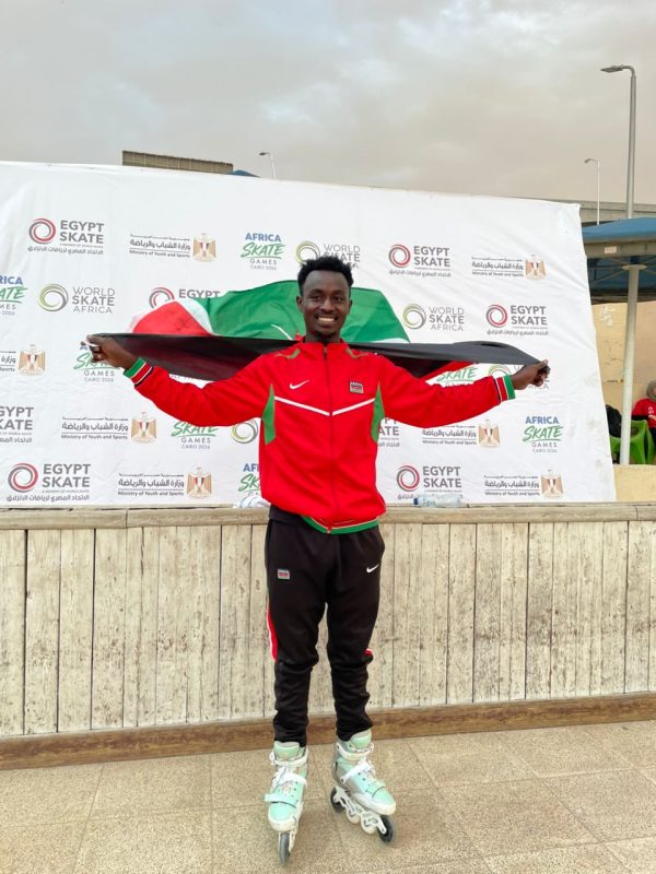 Finally! Ruto congratulates Kenyan skater after clinching gold in African championships