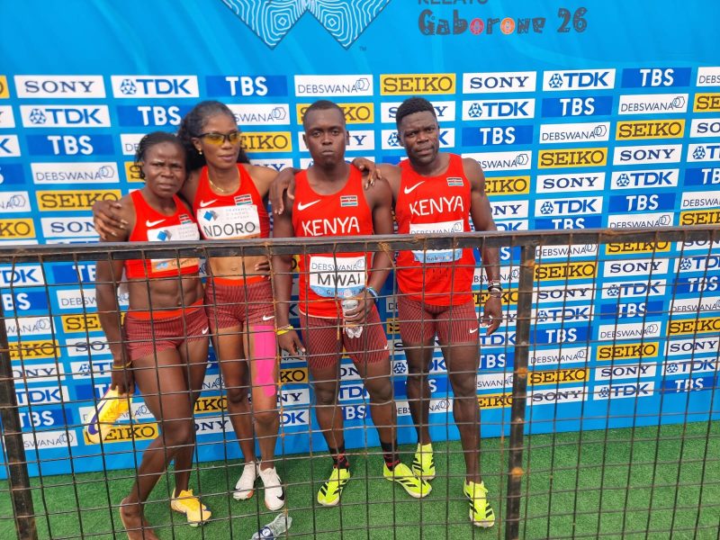 Heartbreak for Kenya as relay team fall short in Botswana